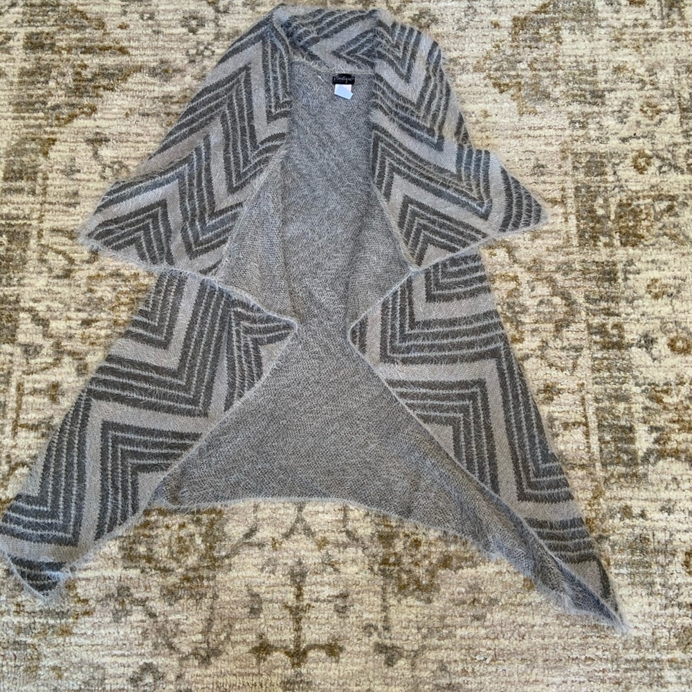Long grey cardigan/kimono